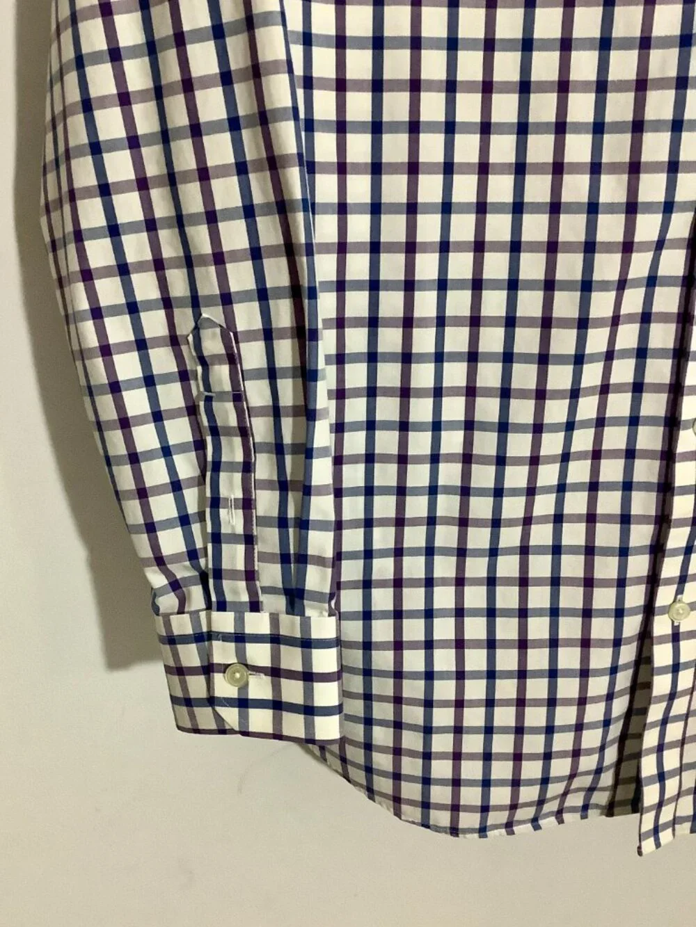 Long Sleeve Button Banana Republic Classic Fit Large Mens Dress Shirt No-iron